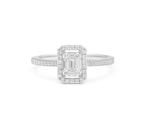 Anello CikOrefice Gioielli Donna Anello In Argento in Argento Cubic Zirconia ANBRDMNRET-S - ANBRDMNRET-S